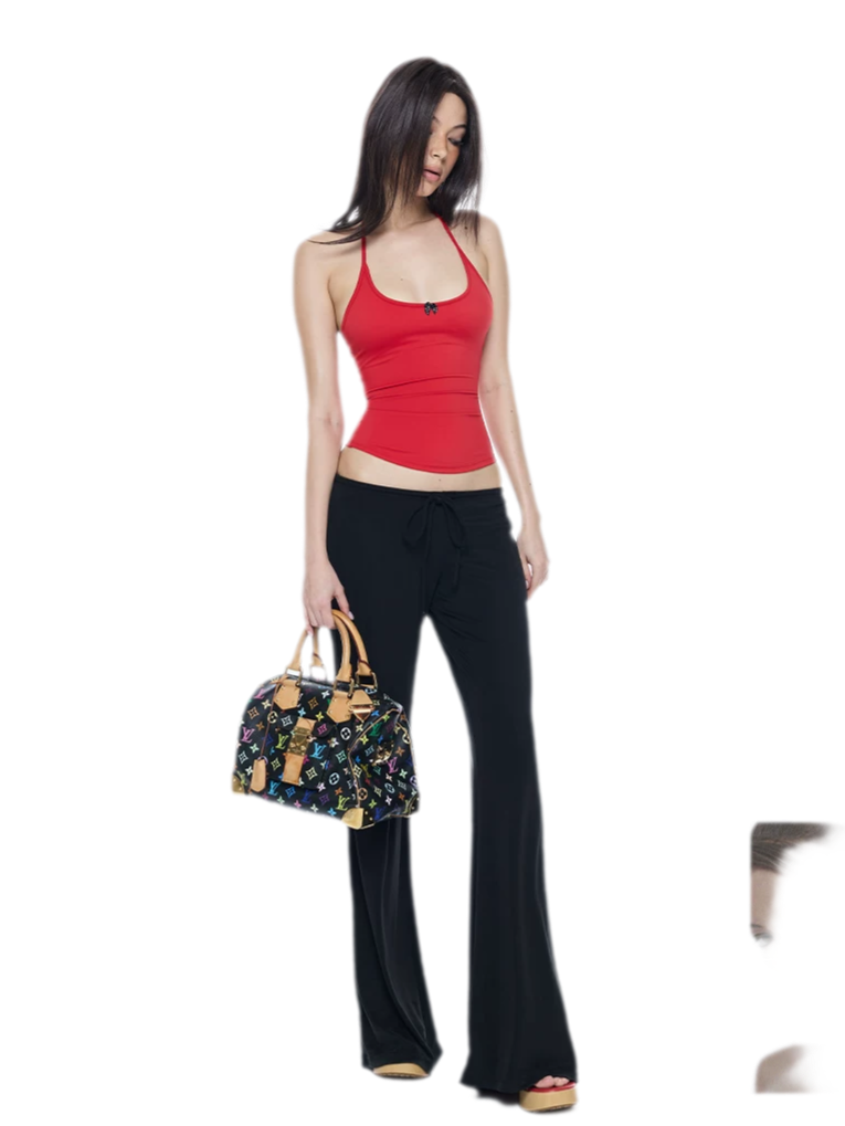 Low-Rise Flare Pants