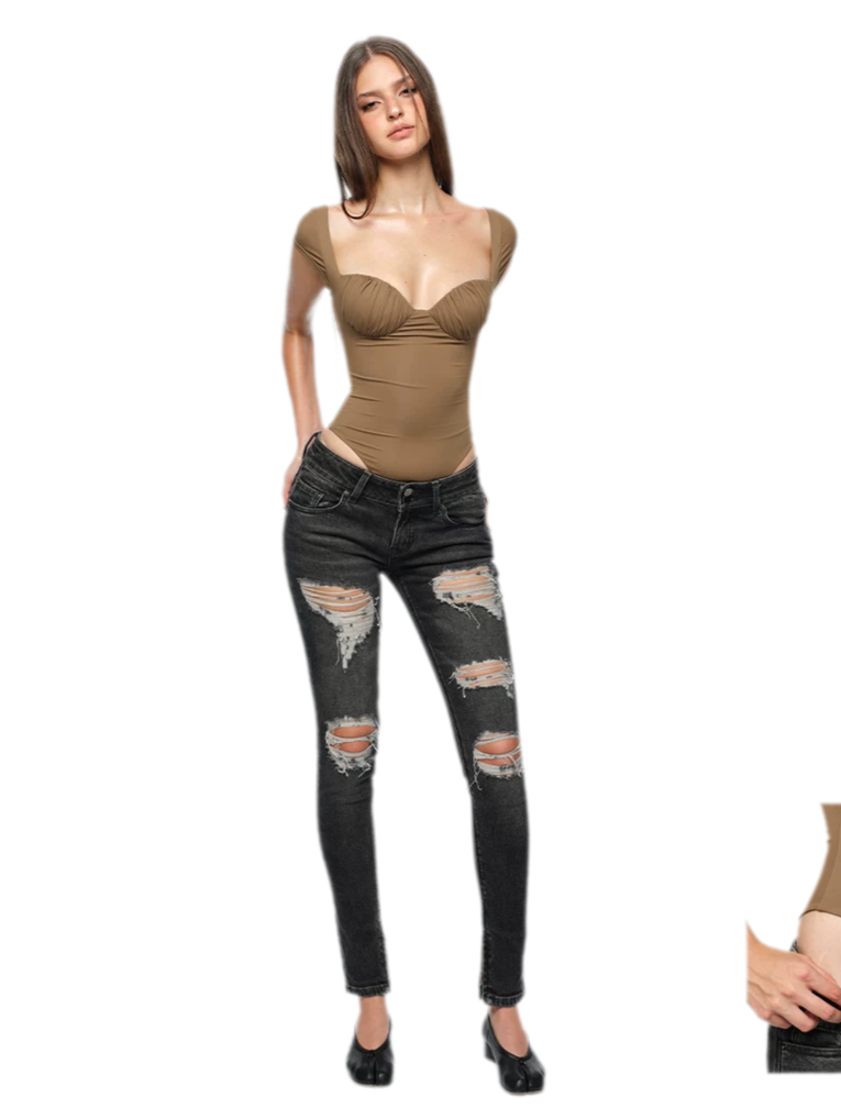 Ruched Cup Bodysuit