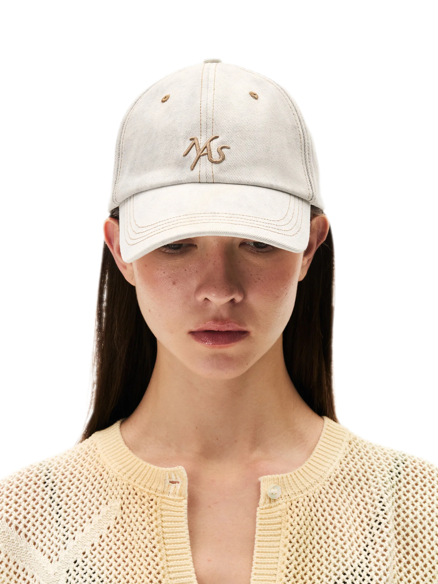 Washed Denim Baseball Cap