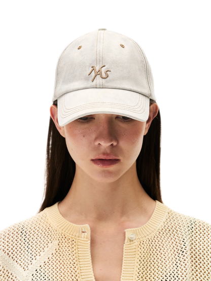 Washed Denim Baseball Cap