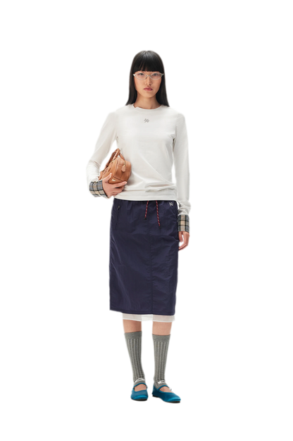 Embroidered Patch Long Sleeve Tee