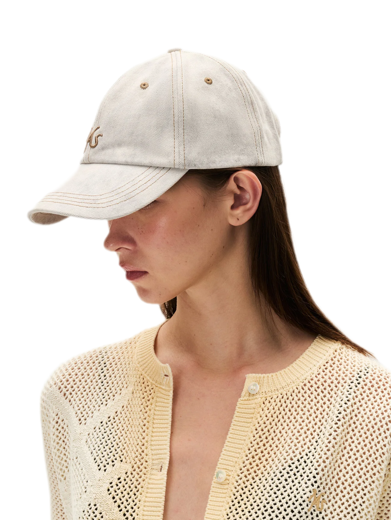 Washed Denim Baseball Cap
