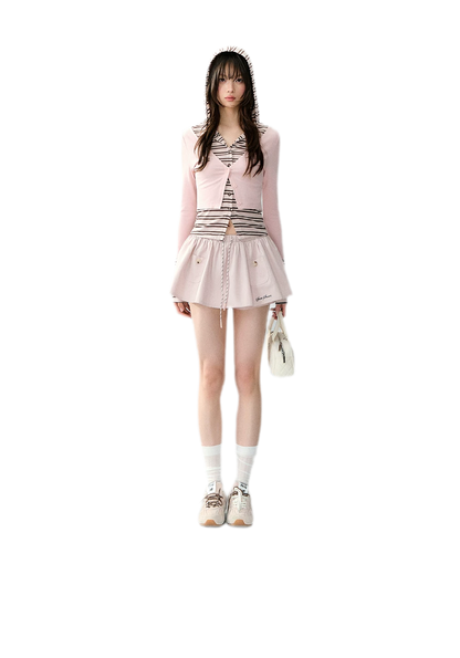 Cotton Lyocell Pocket Skirt