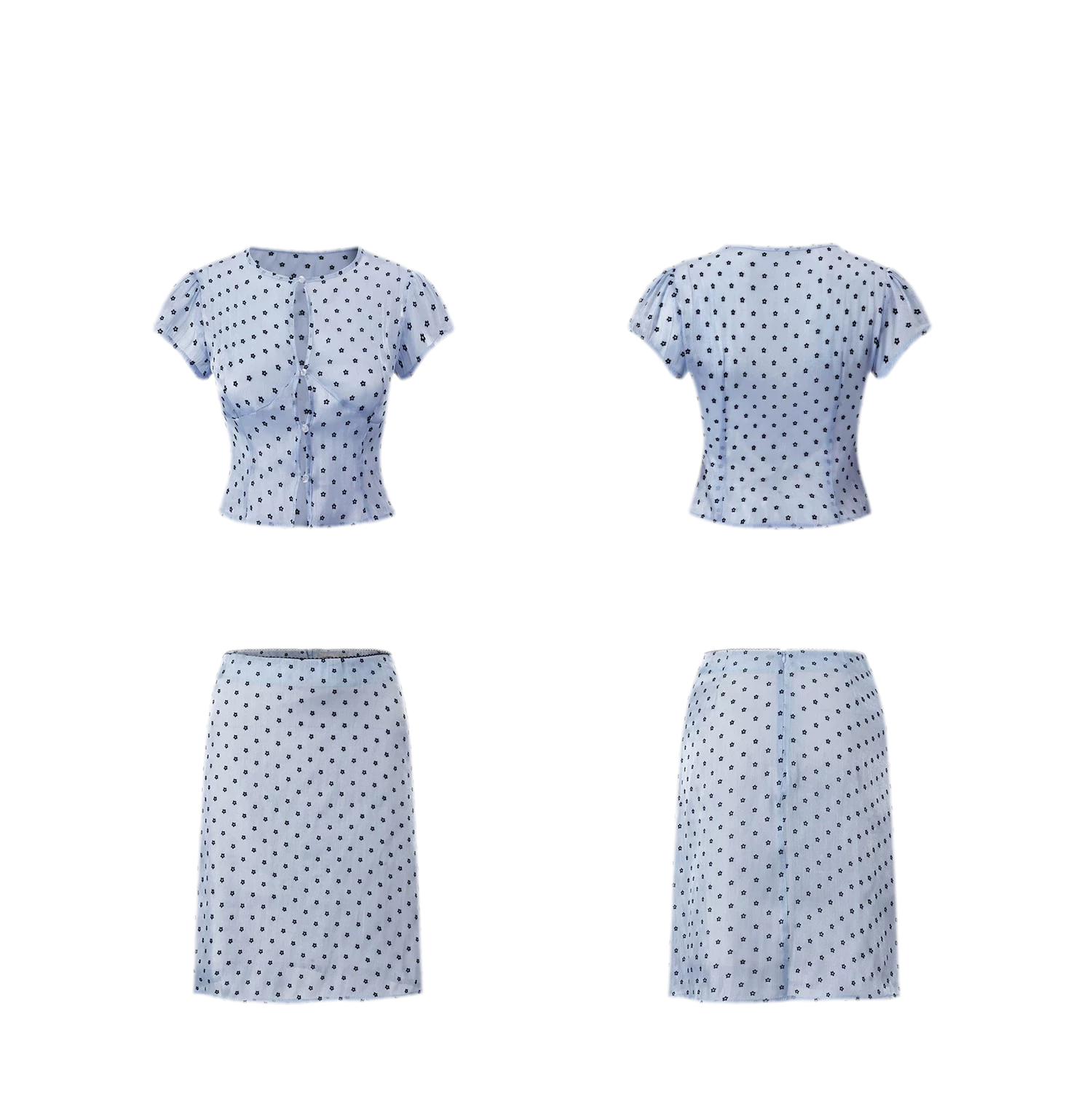 Courtyard Dream Blue Set