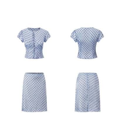 Courtyard Dream Blue Set