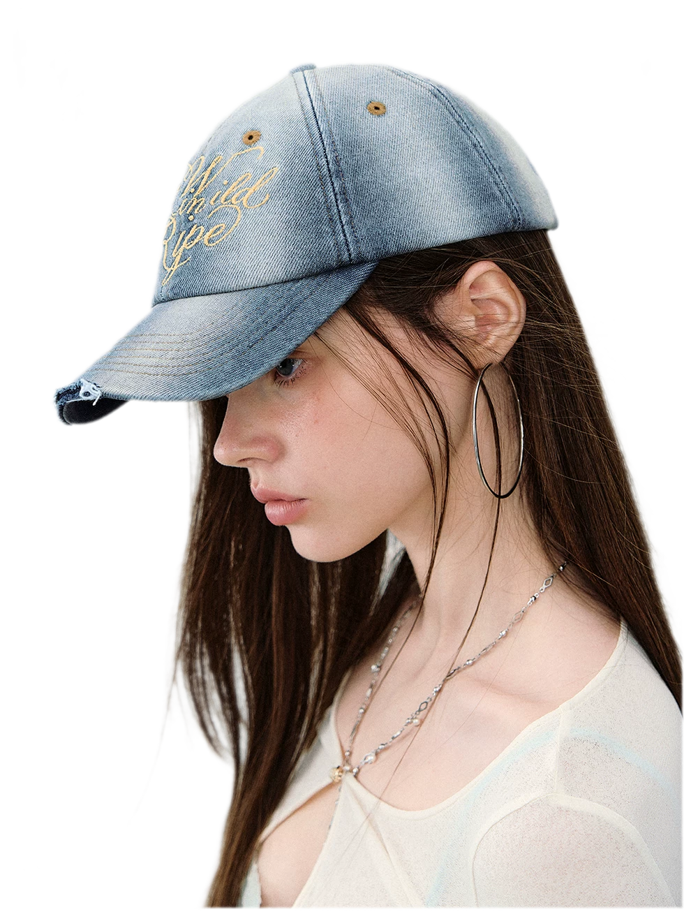Vintage Washed Denim Cap