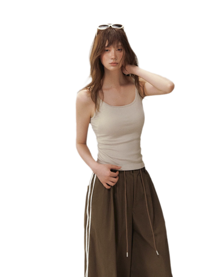 Lace Ribbed Cami