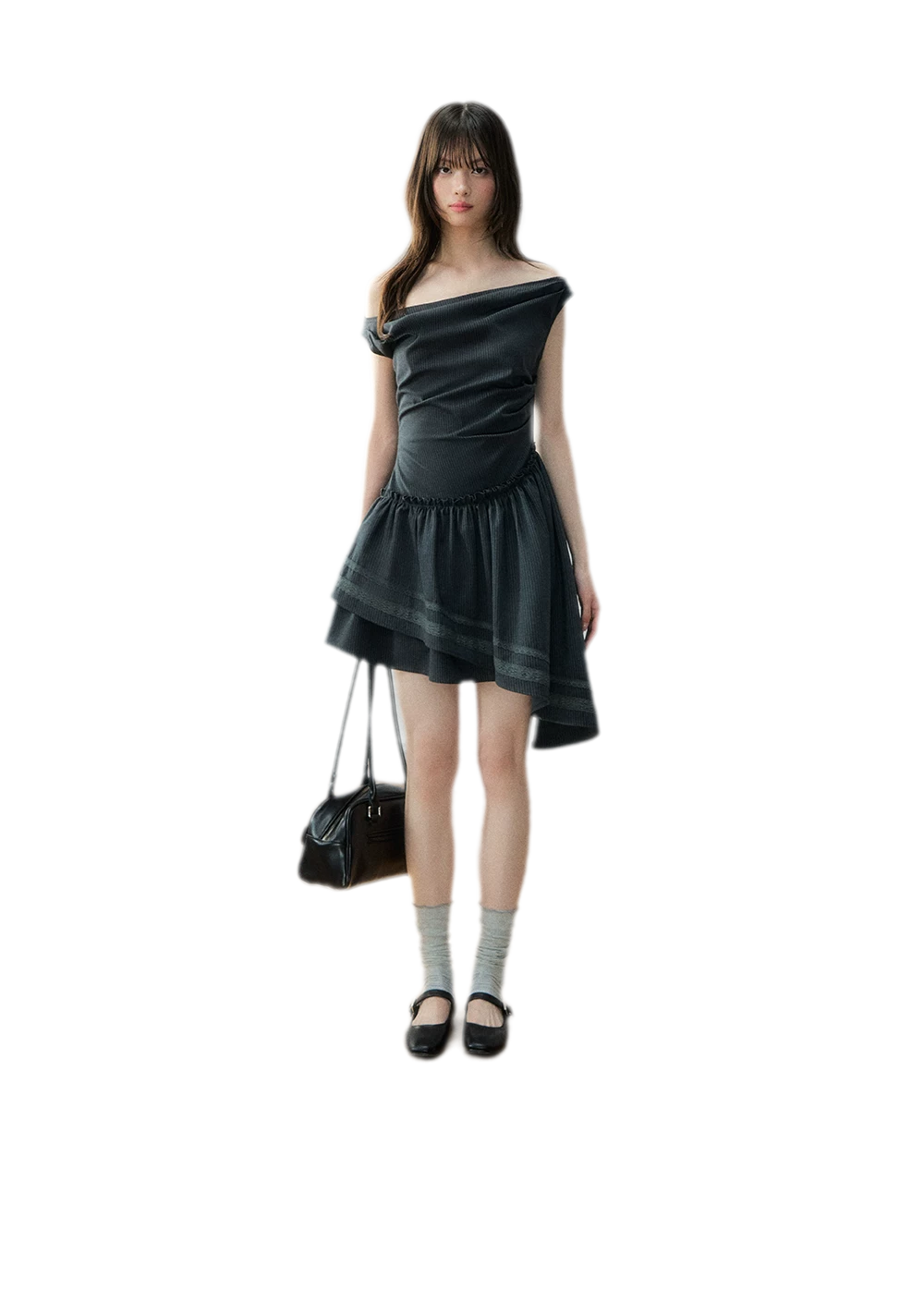 Asymmetric One-Shoulder Dress
