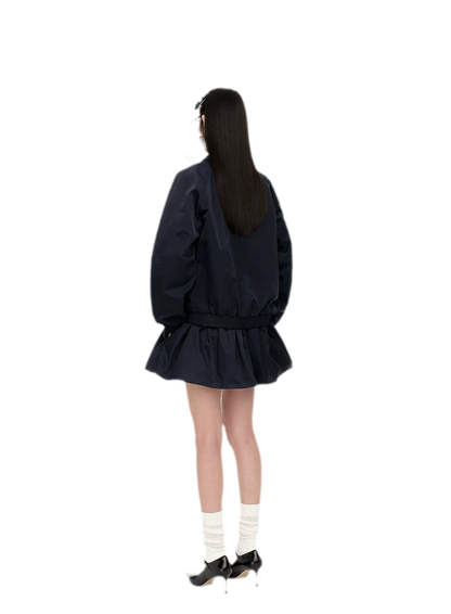 Pointed Collar Track Jacket