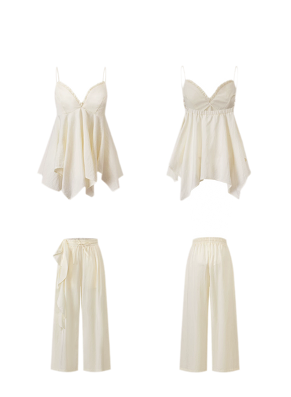 Relaxed V-neck Cami Set