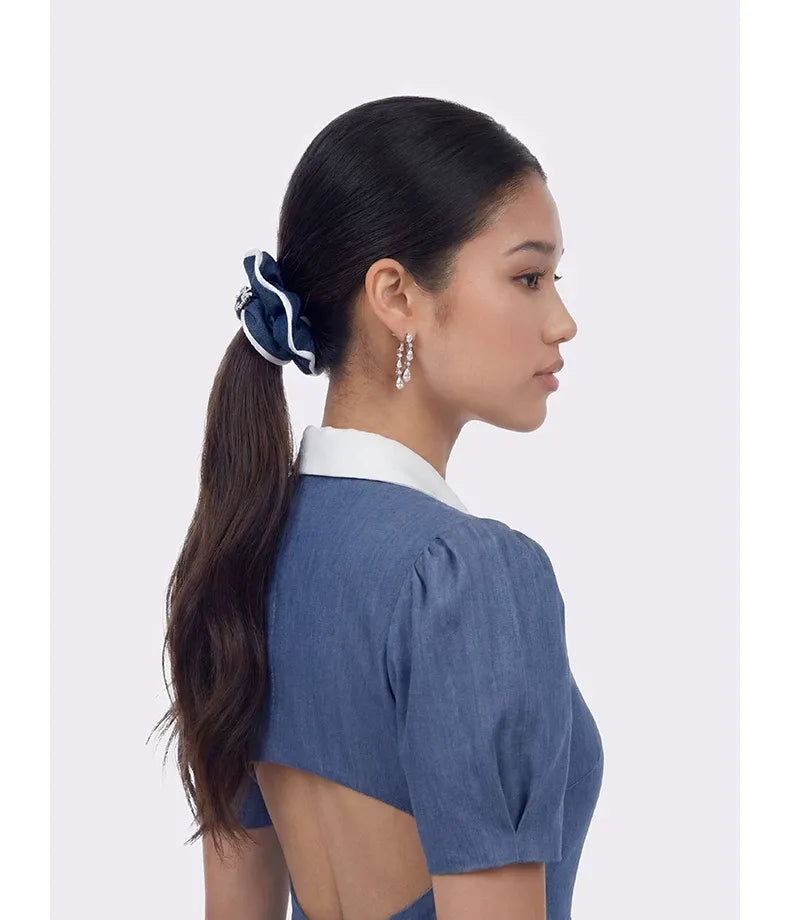 Rhinestone Scrunchie