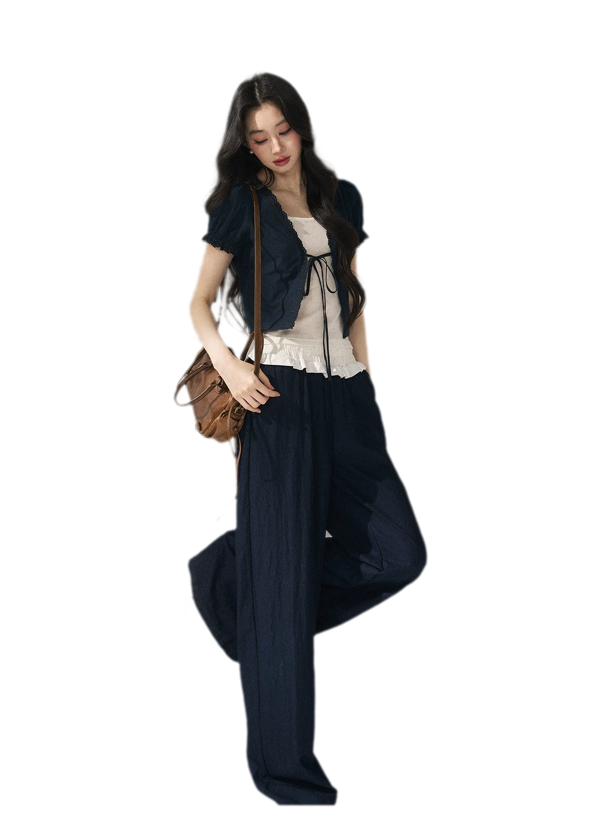 Floral Camisole Lace Cardigan
