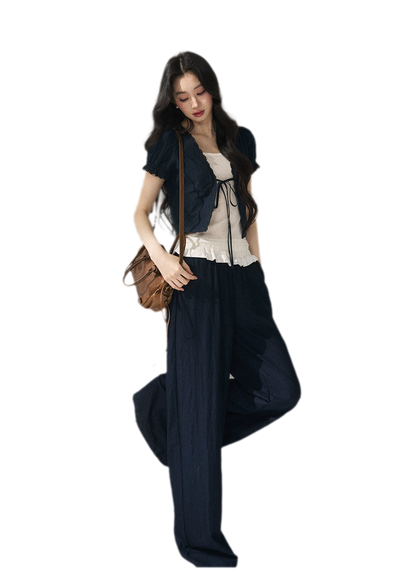 Floral Camisole Lace Cardigan