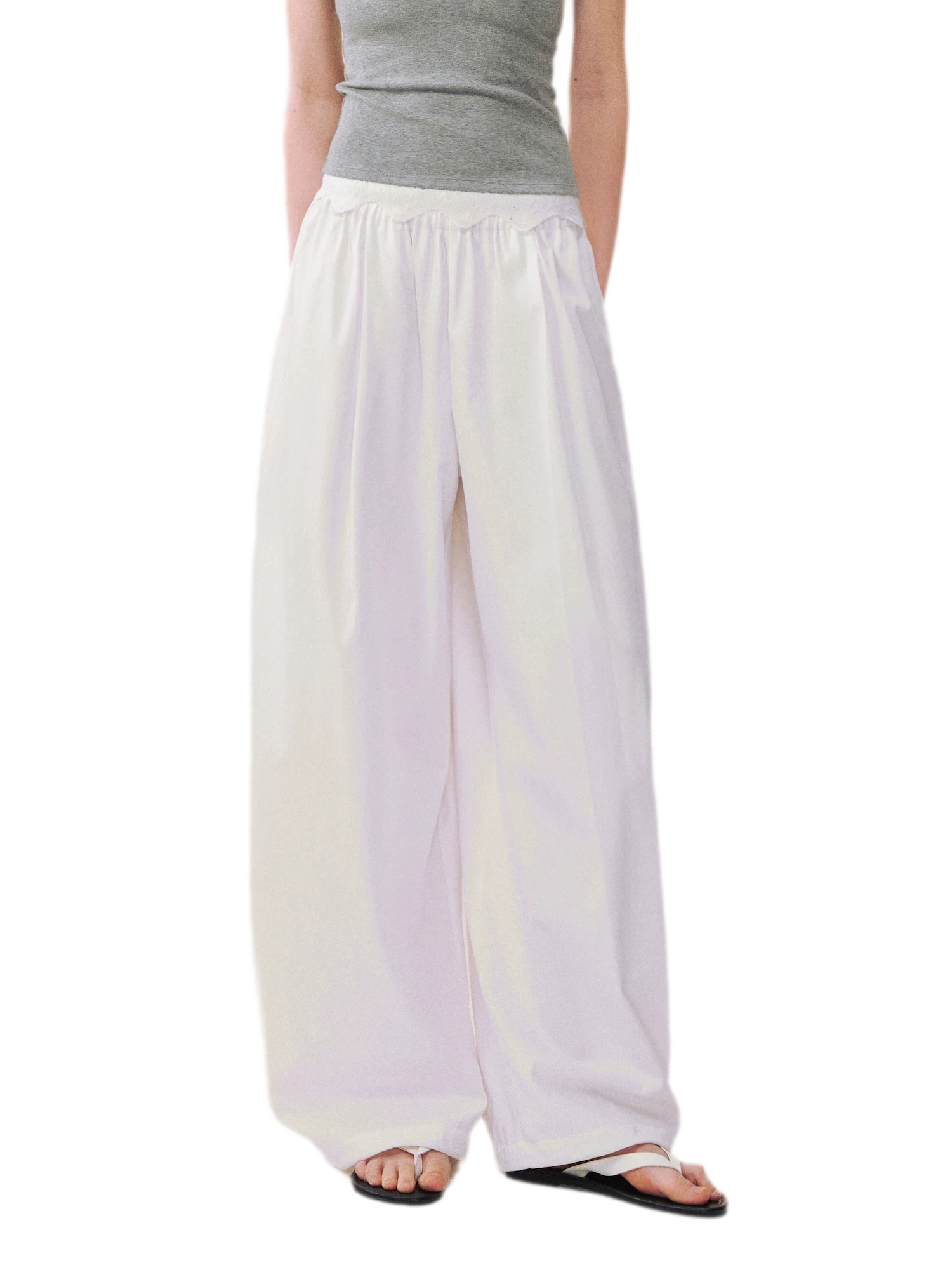 Breathable Relaxed Lantern Pants