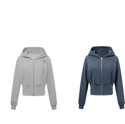 Colorblock Zip Hoodie