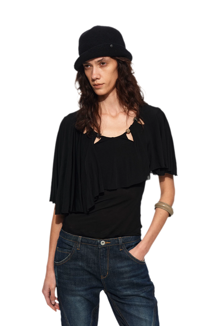 Cape Beaded Layered Tee