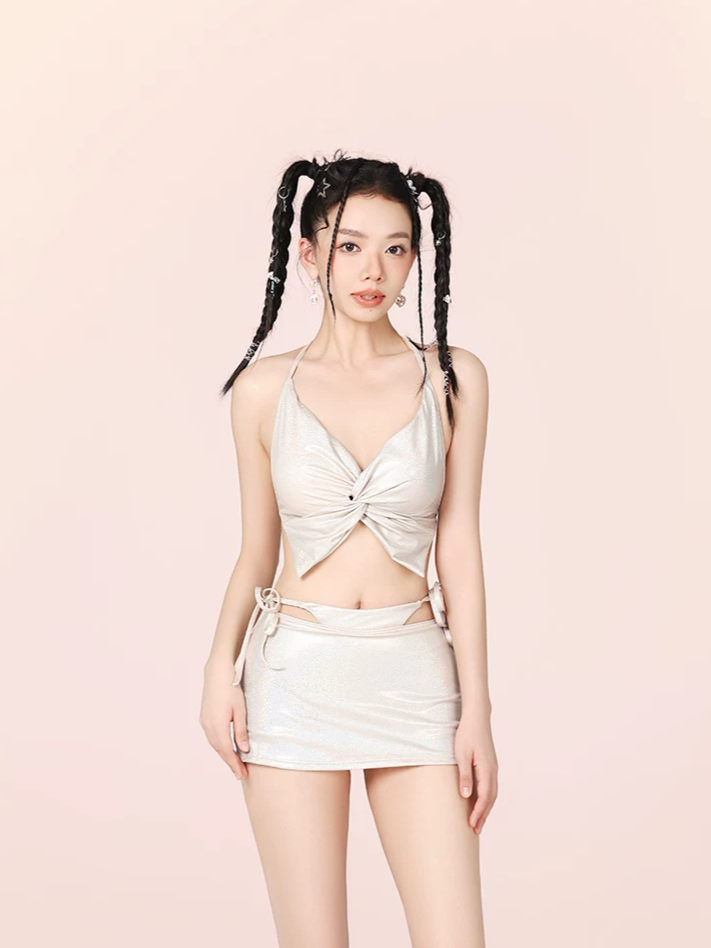 Strappy Cutout Bikini Set