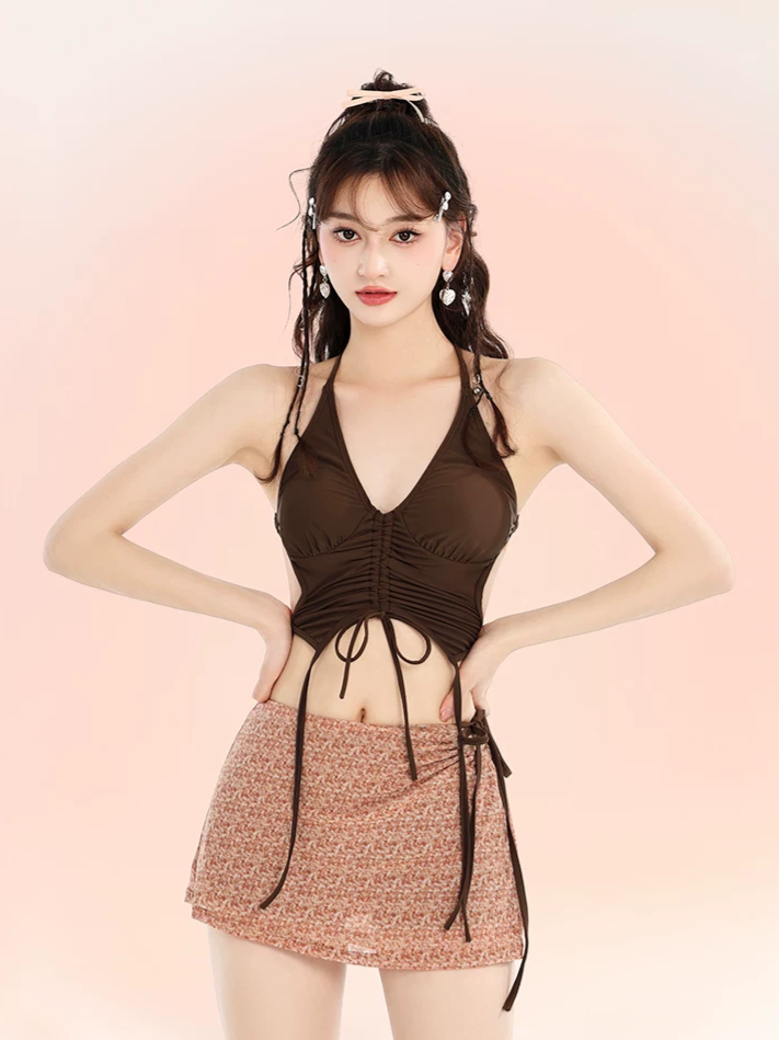 Split Skirt Bikini Set