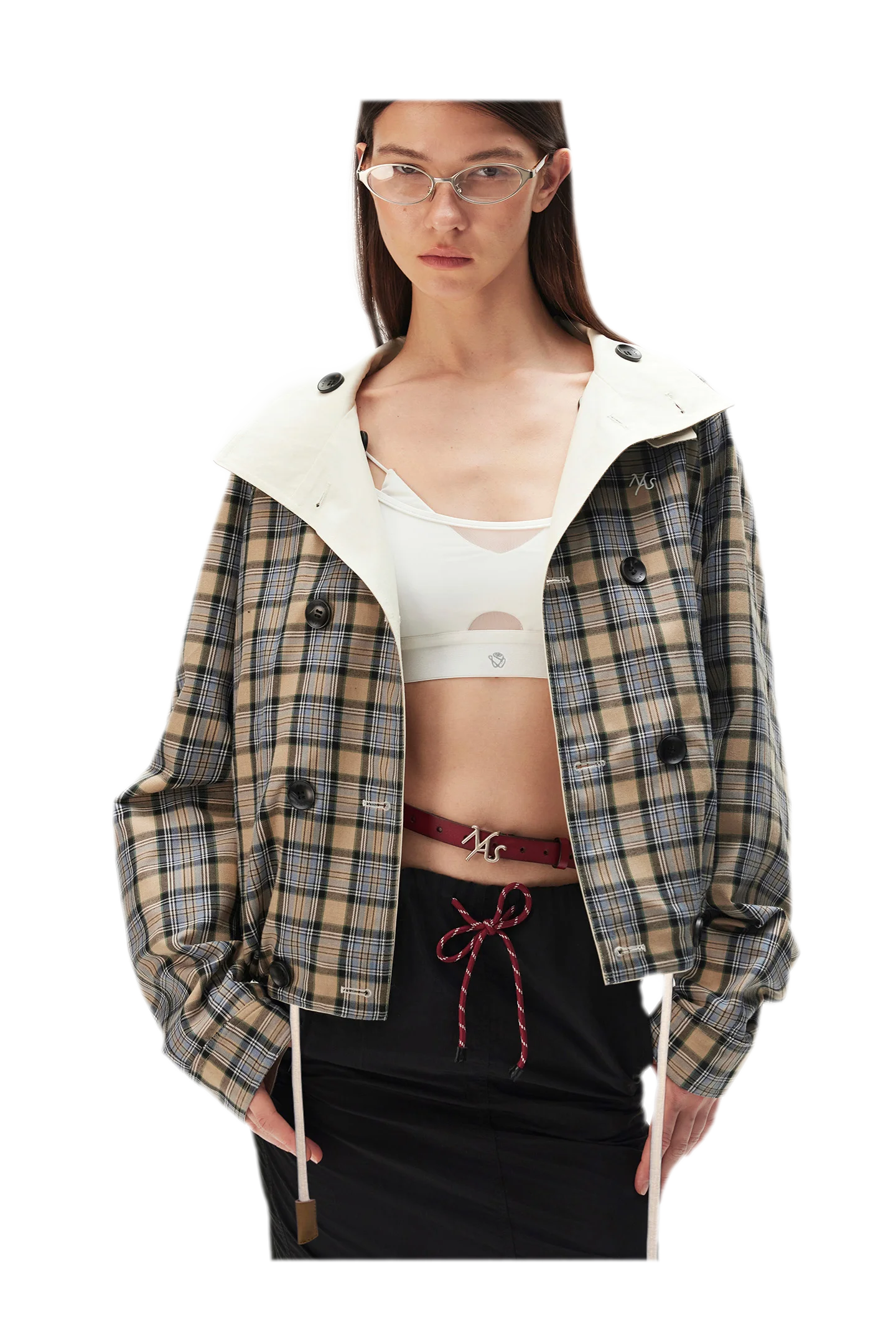 Yarn-Dyed Plaid Reversible Jacket