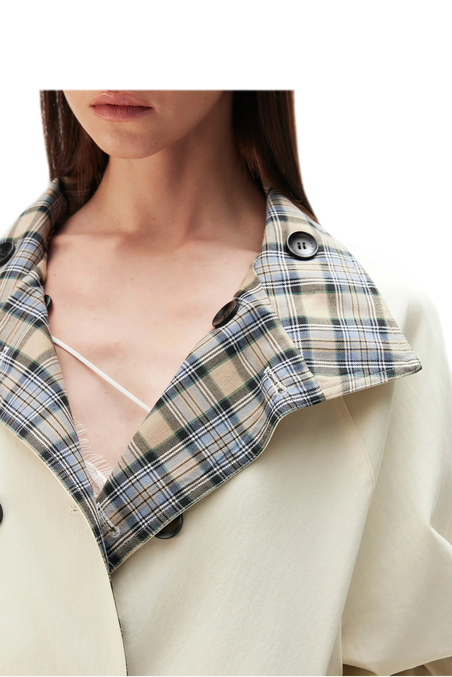 Yarn-Dyed Plaid Reversible Jacket