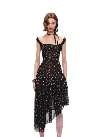 Floral Puff Sleeve Dress