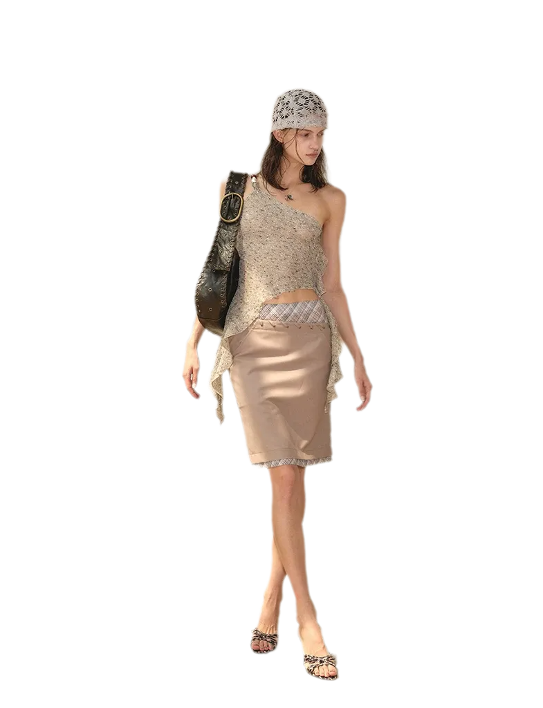 Beaded Asymmetrical Tank