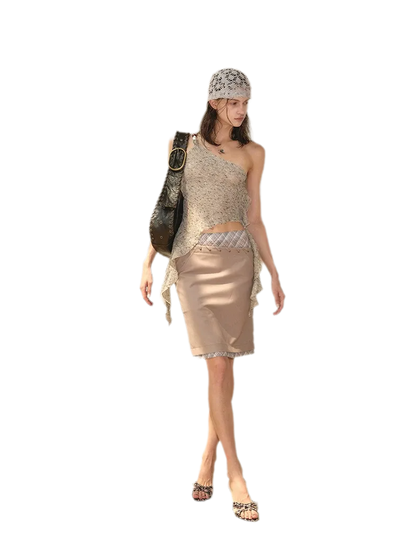 Beaded Asymmetrical Tank