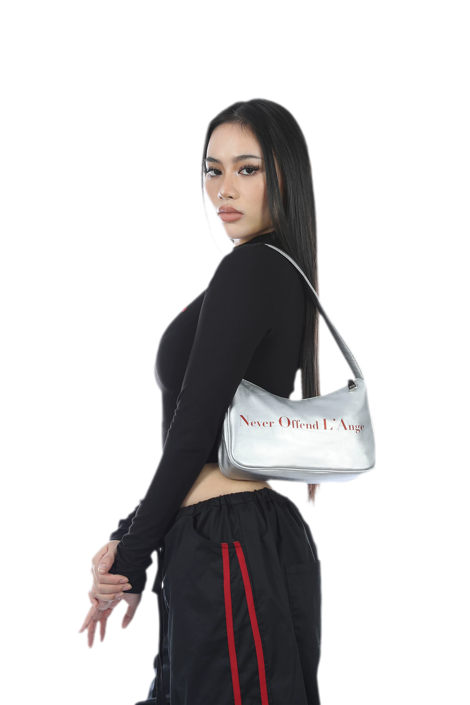 Silver Hobo Handbag