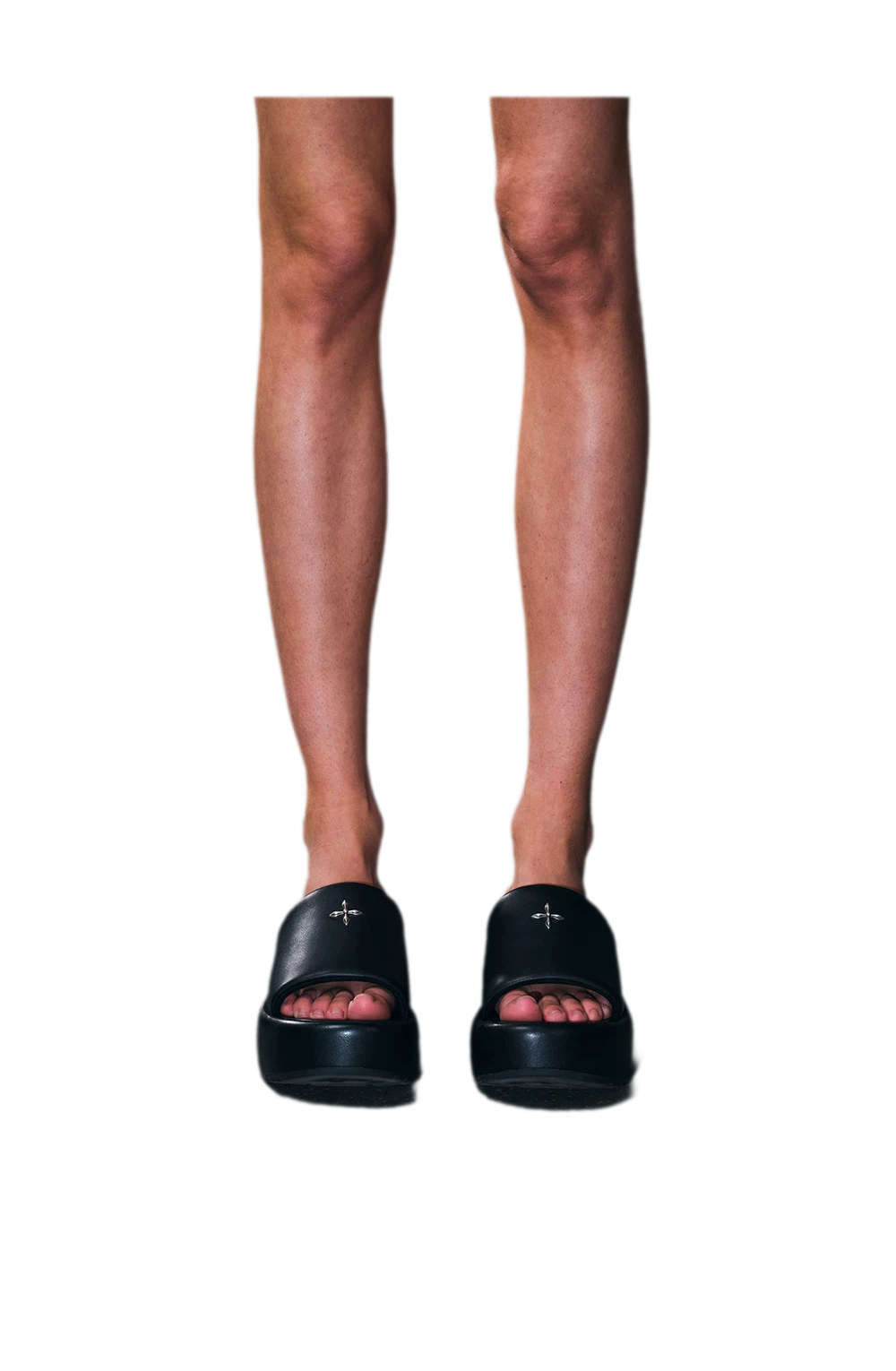 Leather High Heel Sandals