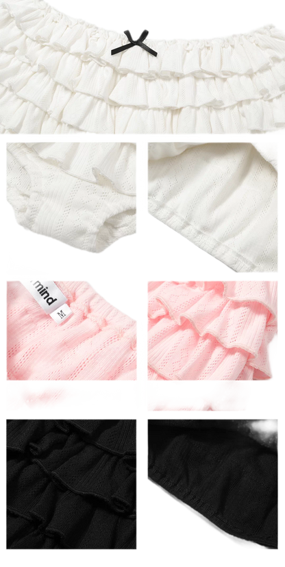 Ballet Layered Ruffle Shorts