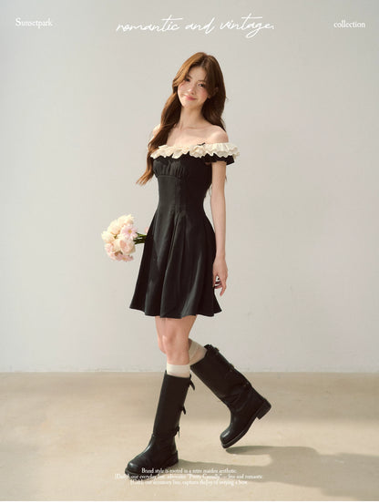 Lace Off-Shoulder Dress