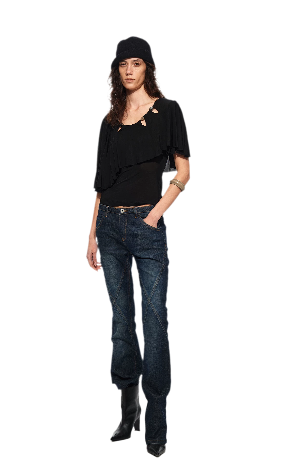 Cape Beaded Layered Tee