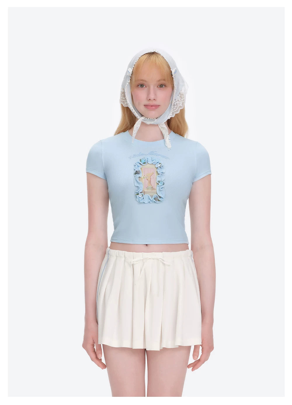 Spring Summer 2026 Bouquet Illustration Slim T-shirt