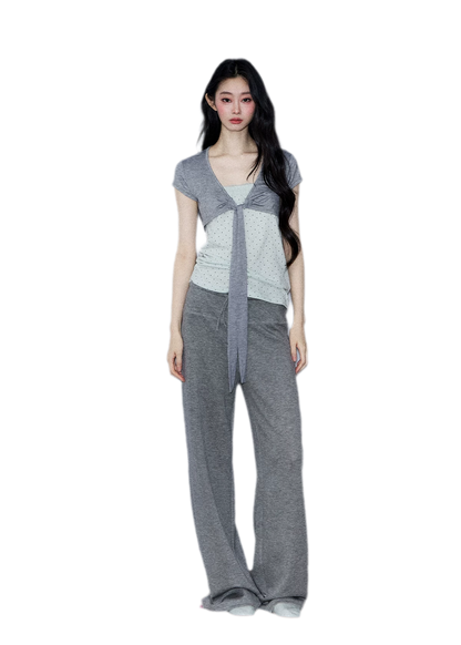 Polka Dot Knit Set