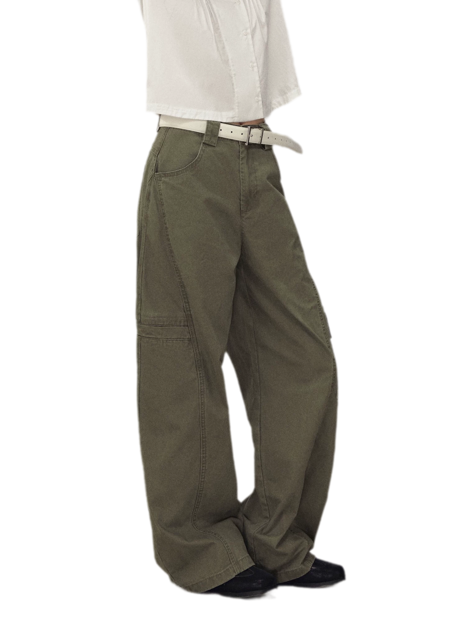 Utility Wide-Leg Pants