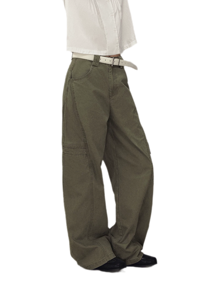 Utility Wide-Leg Pants