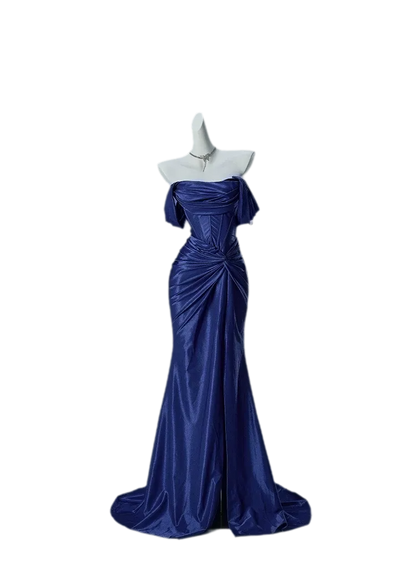 Deep Blue Mermaid Gown