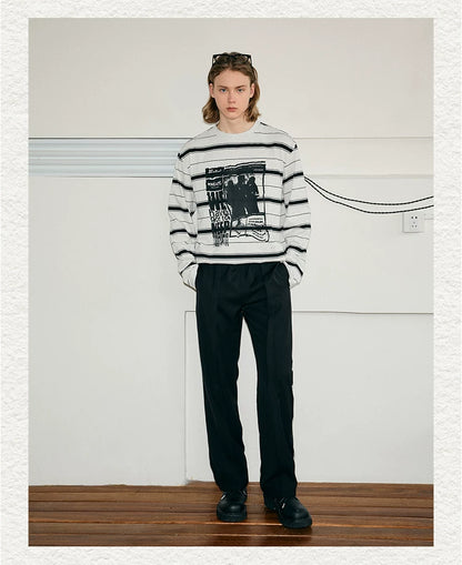Micro-Stretch Straight-Leg TR Trousers