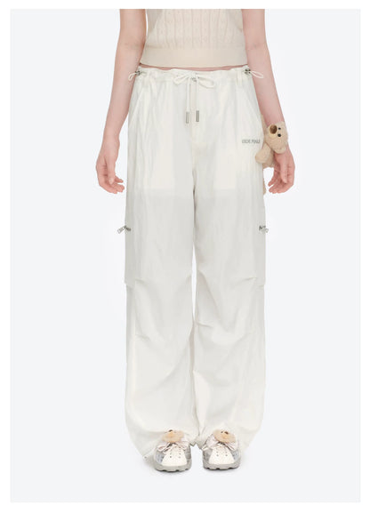 Loose Wide-Leg Cargo Pants