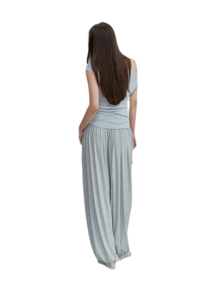 Draped Lantern Pants