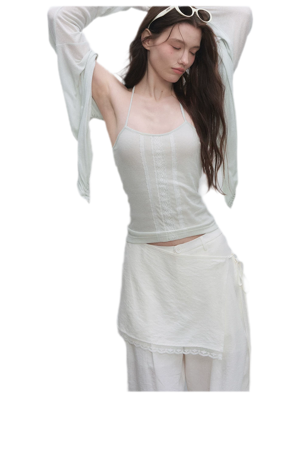 Lyocell Linen Lantern Sleeve Set