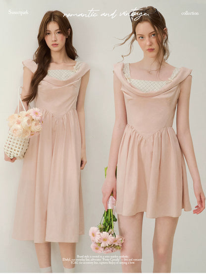 Lyocell Check Dress