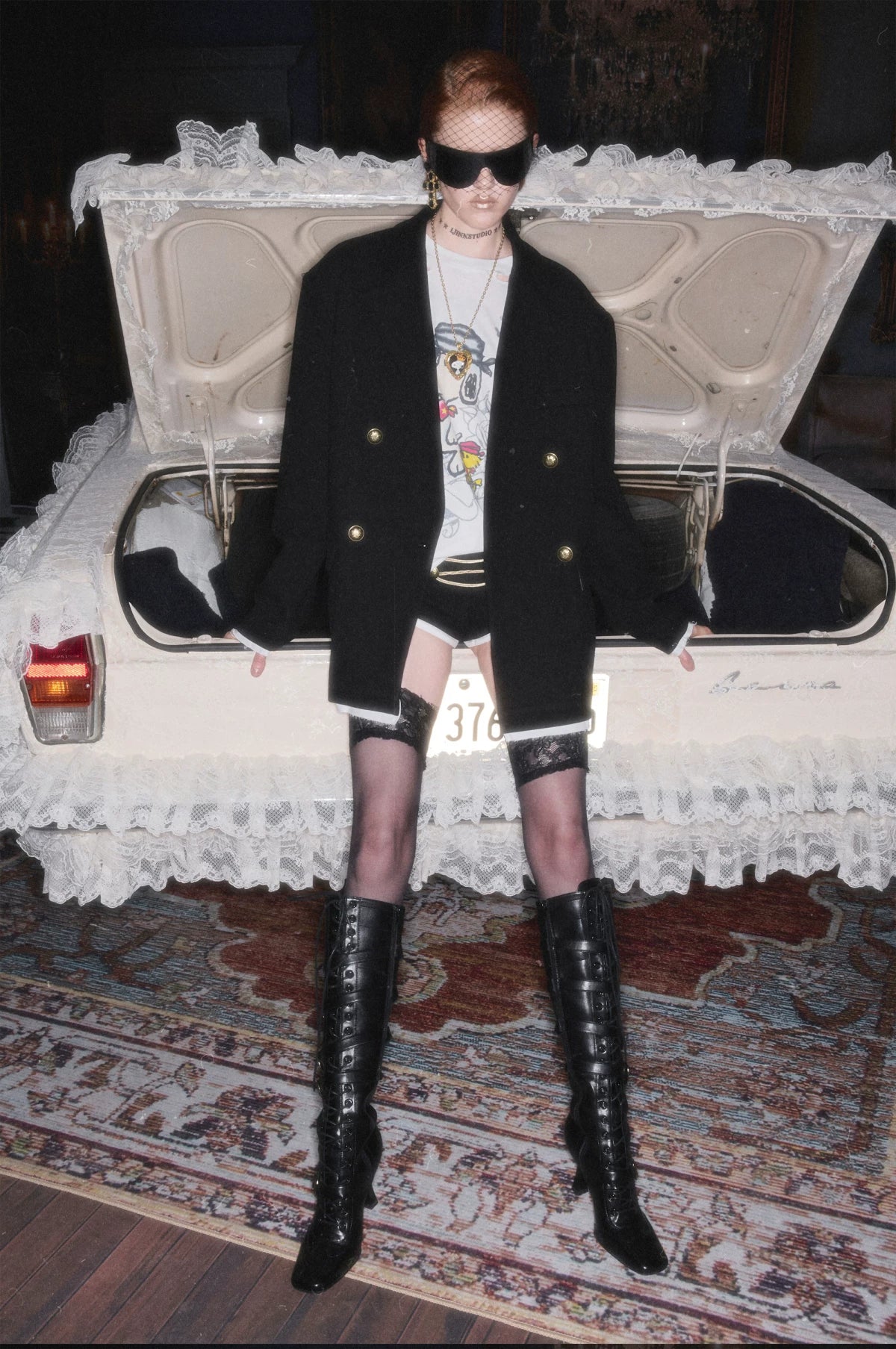 Oversized Faux Layer Blazer