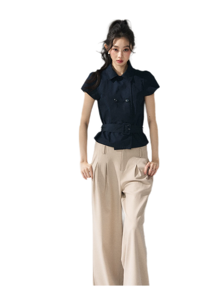 Blazer Inspired Waist T-shirt