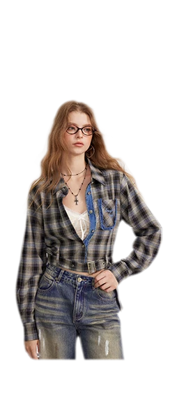 Washed Paint-Splatter Wide-Leg Jeans