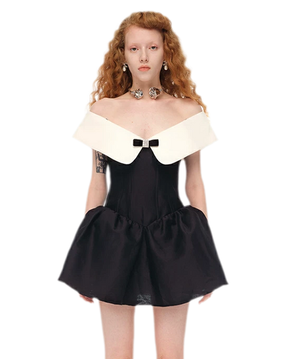 Off-Shoulder Short Dress
