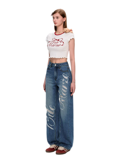 Distressed Jeans
