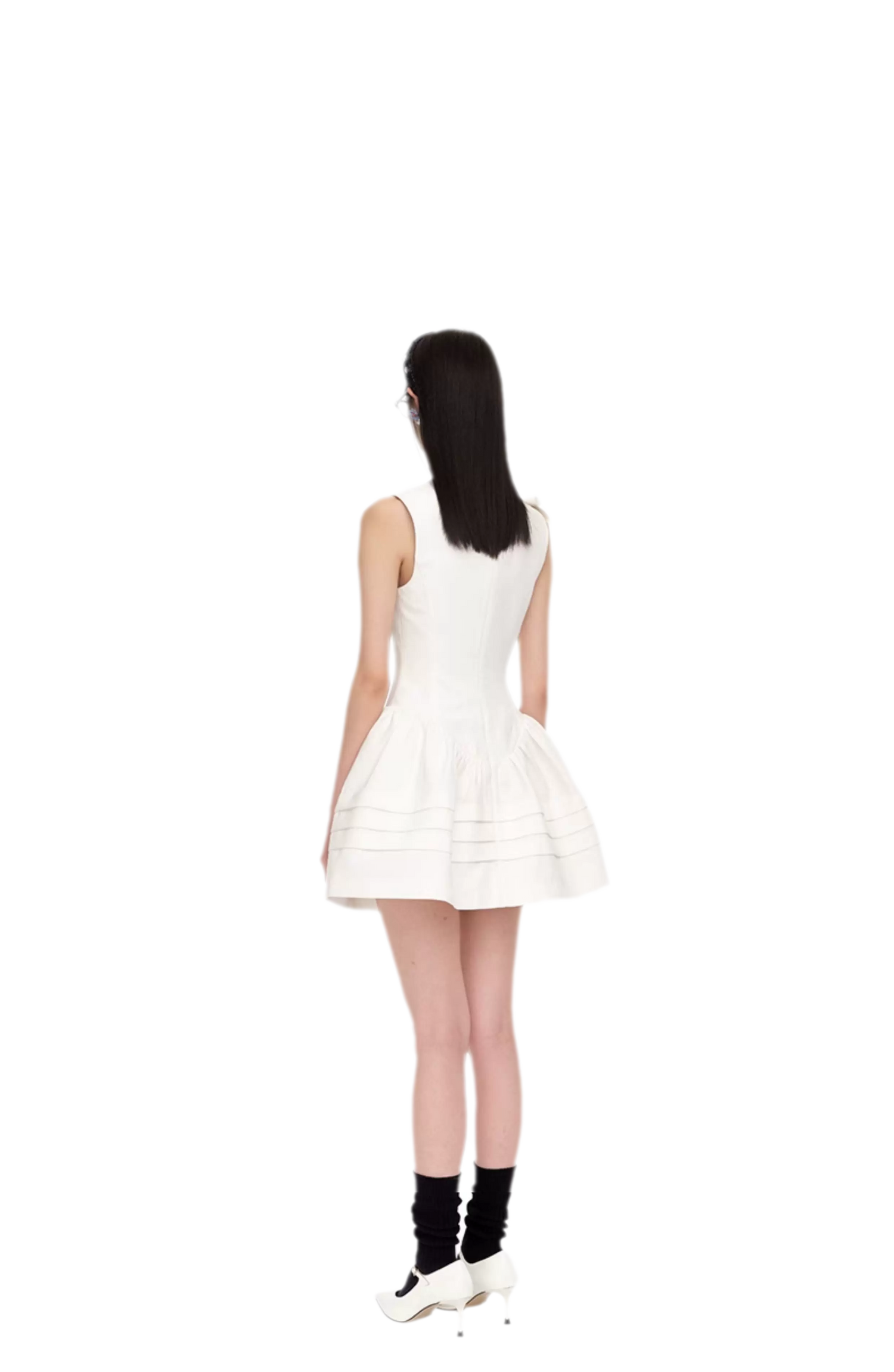 Elegant Summer Dress with Side Bow Detail