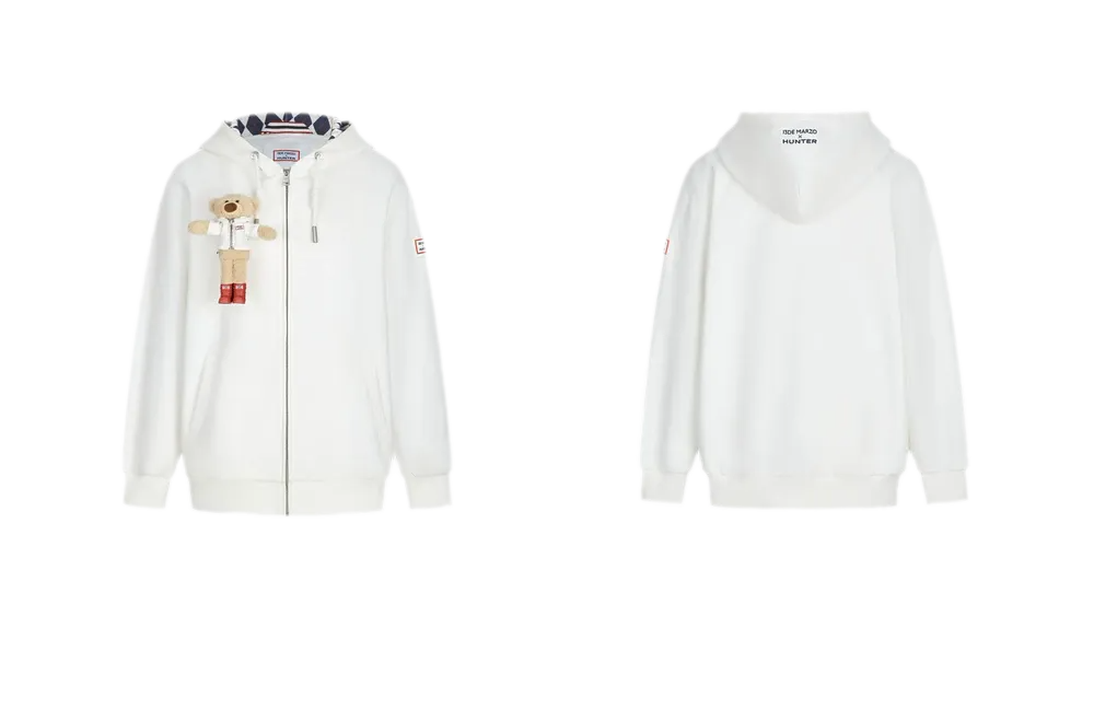 Áo hoodie oversized khóa kéo lót nỉ