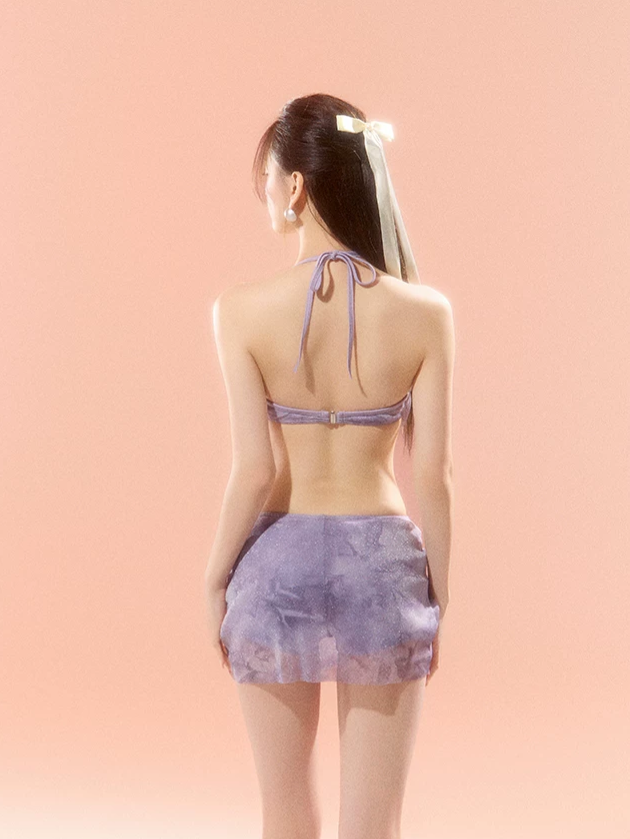 Ruched Two-Piece Swimsuit